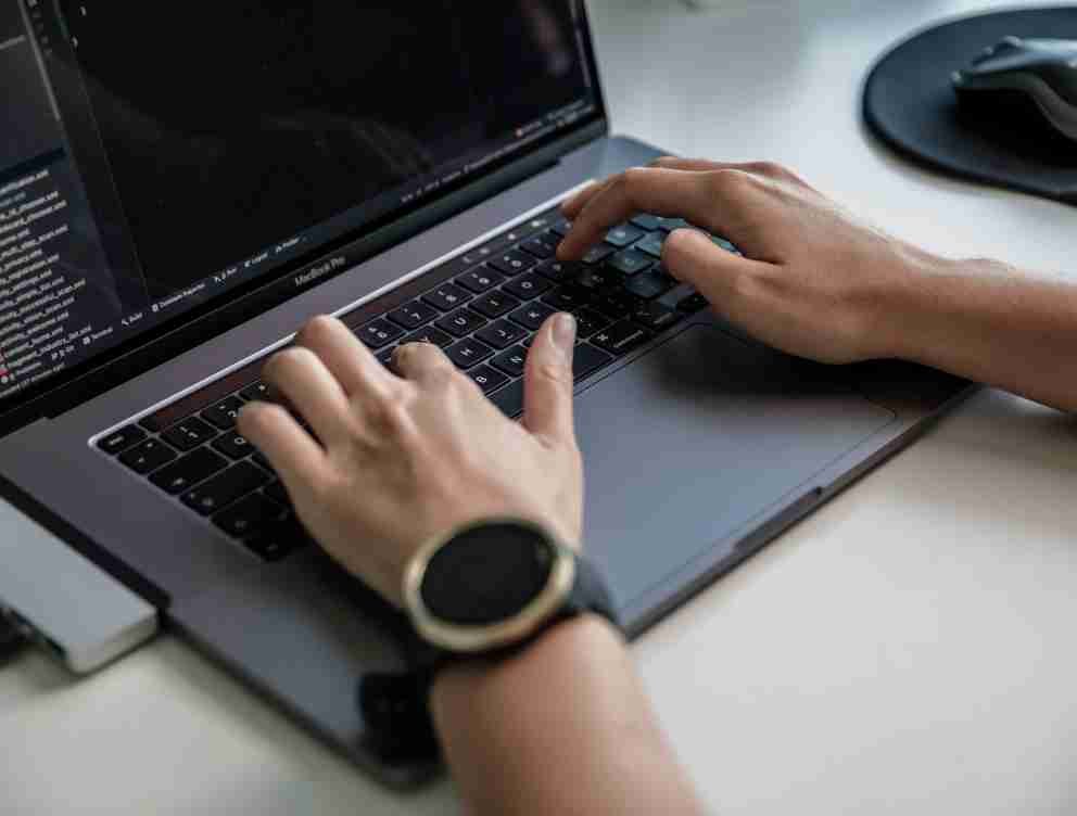 Image of laptop belonging to a business professional.