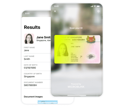 scan your ID screen
