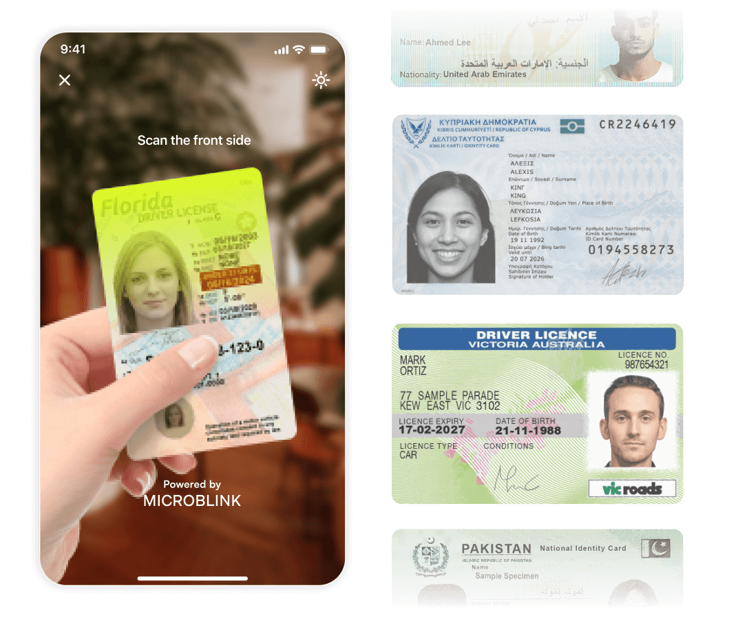global coverage by microblink