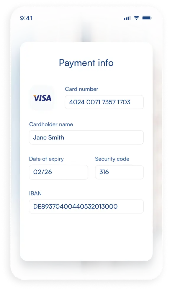 BlinkCard use case results
