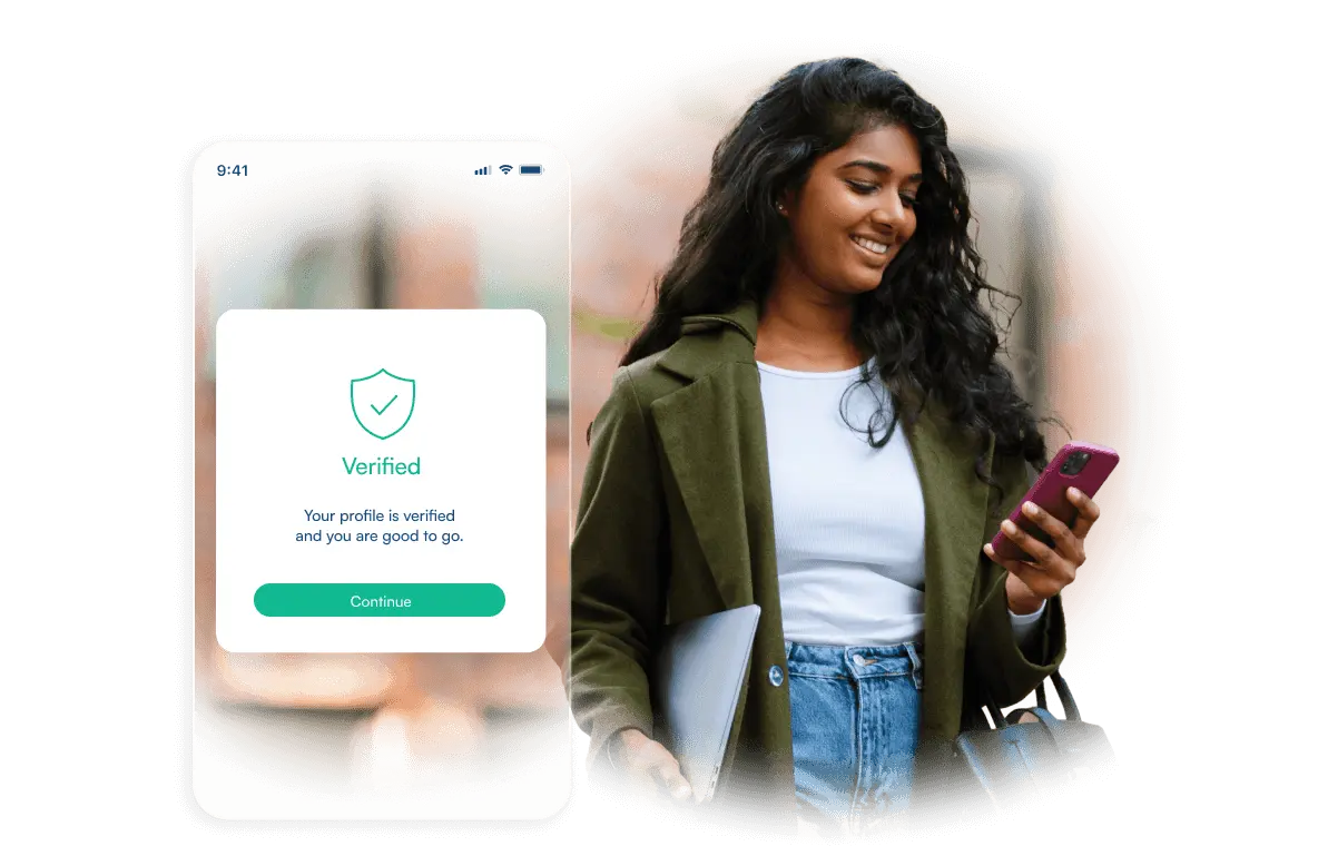 Confirmed identity with Microblink's KYC (Know Your Customer) and AML (Anti-Money Laundering) compliance, ensuring secure and verified user identification