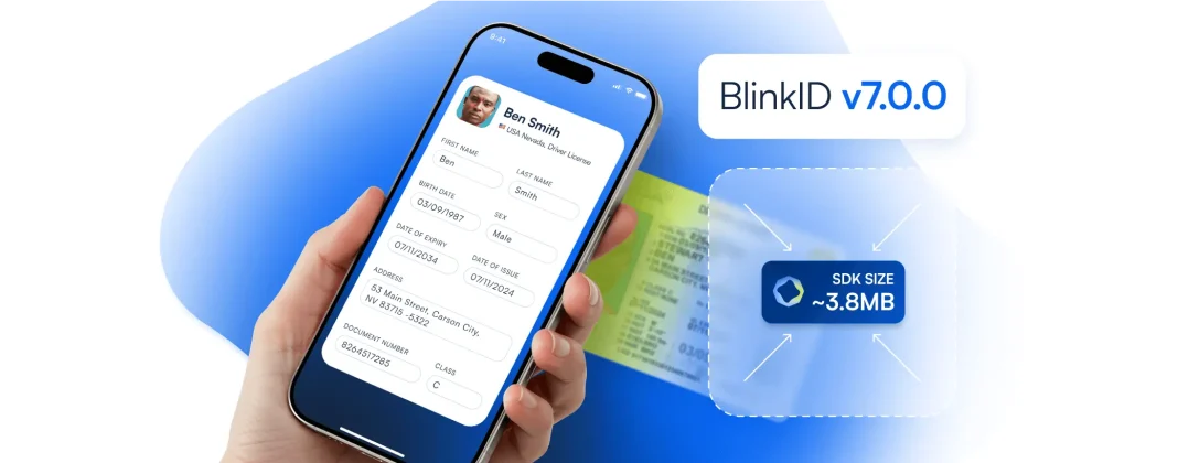 BlinkID v7 release: Major update features reduced SDK size and easier UI customization 