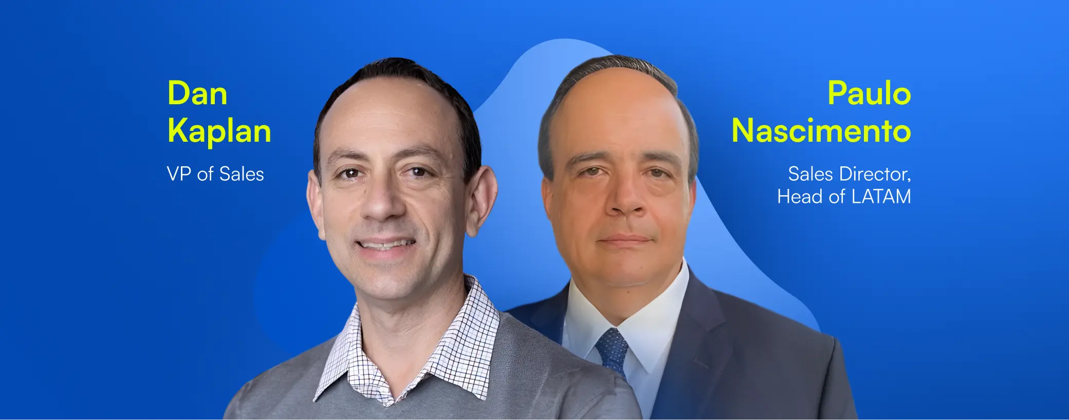 portrait images of Dan Kaplan and Paulo Nascimento